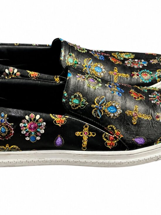 Versace Jewel Print Slip-On Sneakers Men’s Size 10 main image 7